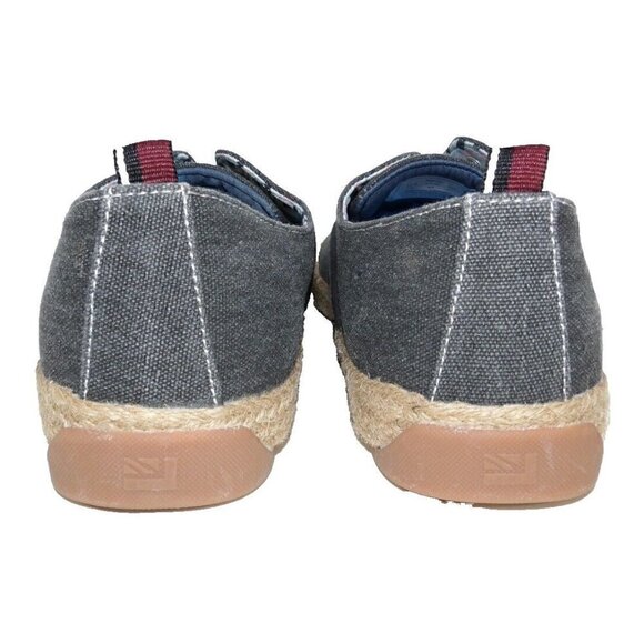 BEN SHERMAN gray canvas laceless loafers slip on shoes men\'s size 12 NEW NO TAGS main image 9